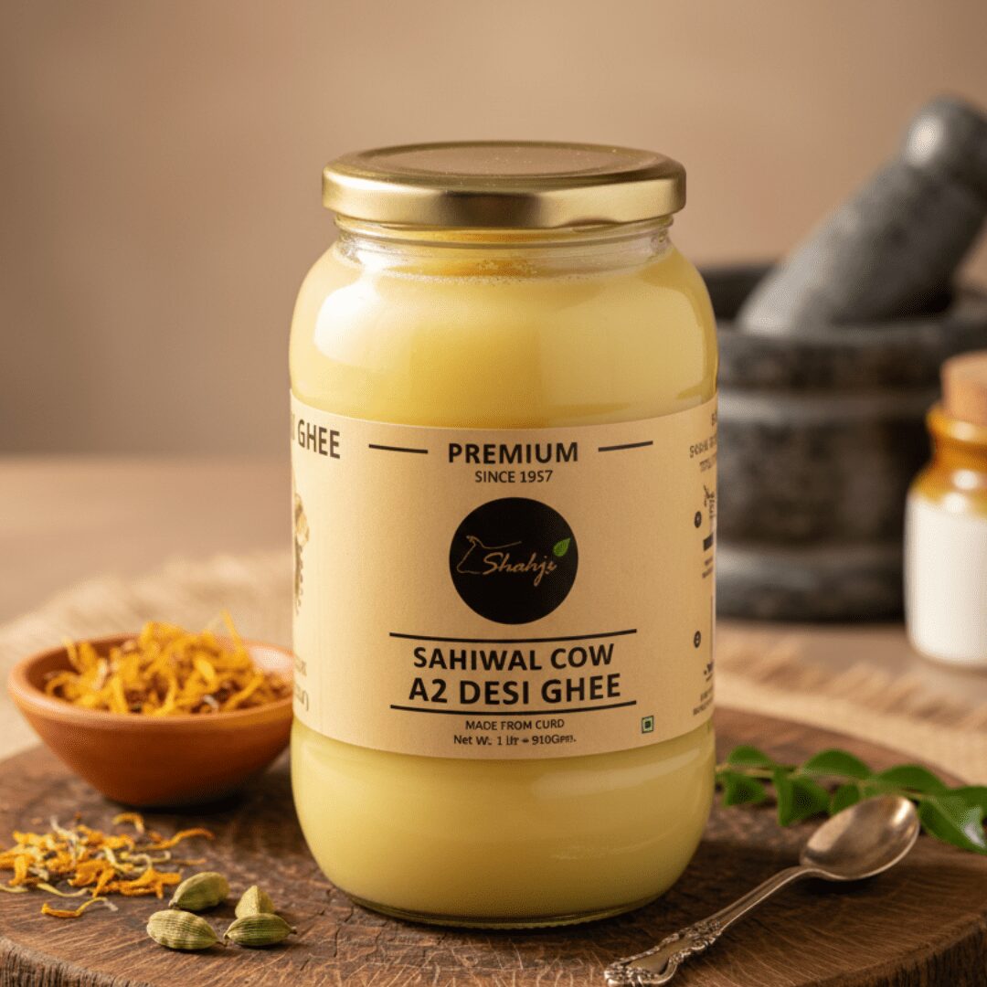 A2 Desi Sahiwal Cow Ghee - 1 Ltr
