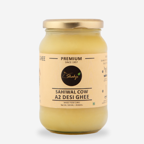 Shahji Ghee - A2 Sahiwal Cow Ghee - 500 ml