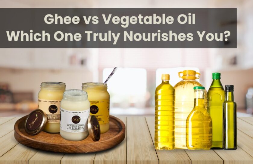 Ghee vs Vegetable Oil