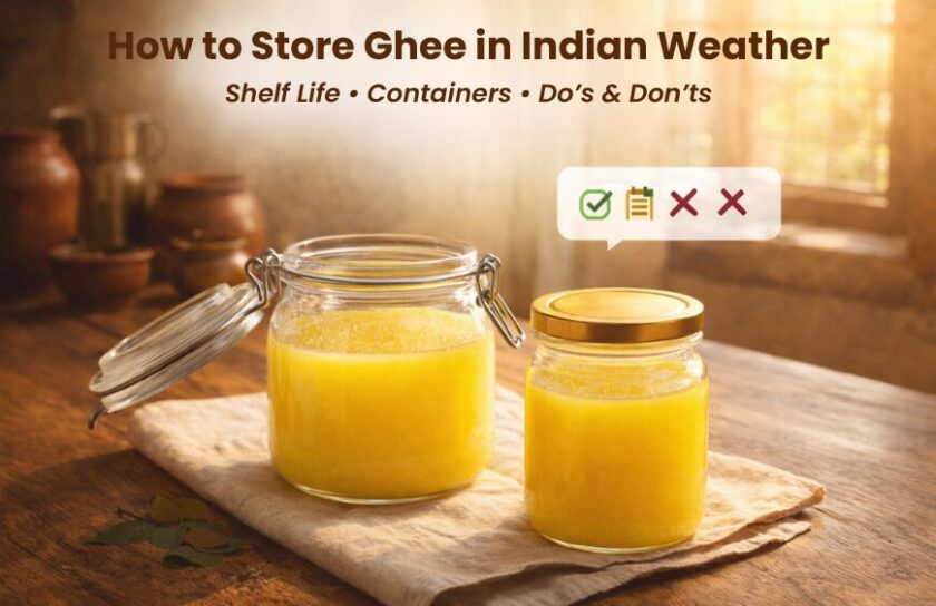 Store Ghee in Indian Weather