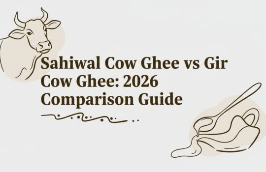 sahiwal cow ghee vs gir cow ghee