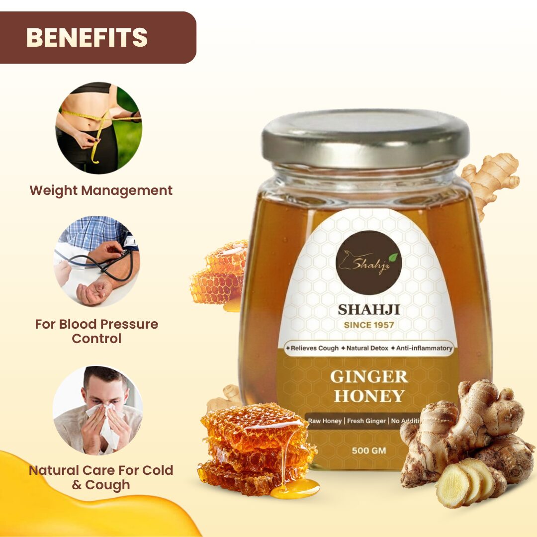 Shahji Ginger Infused Honey