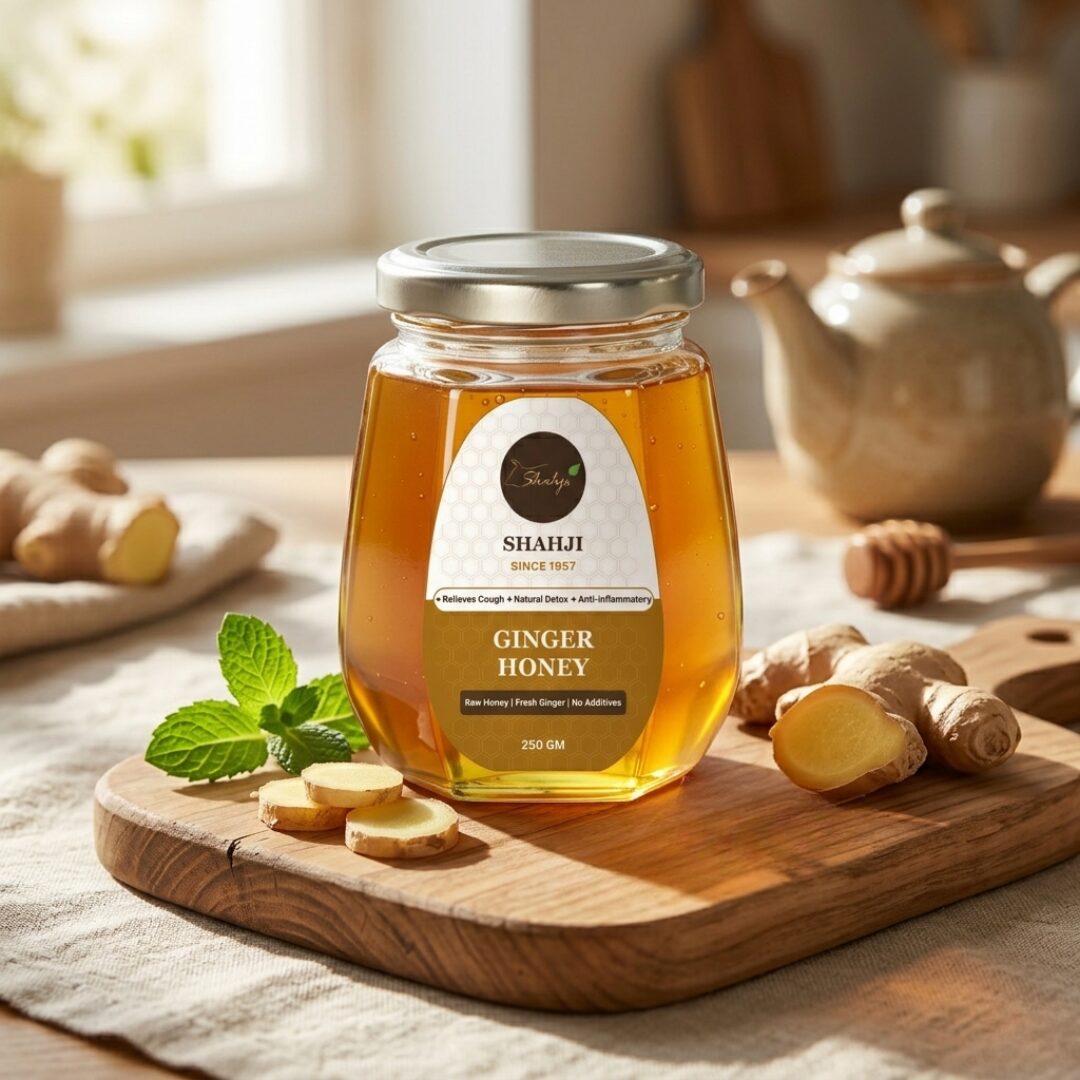 Shahji Ginger Infused Honey - 250 gm