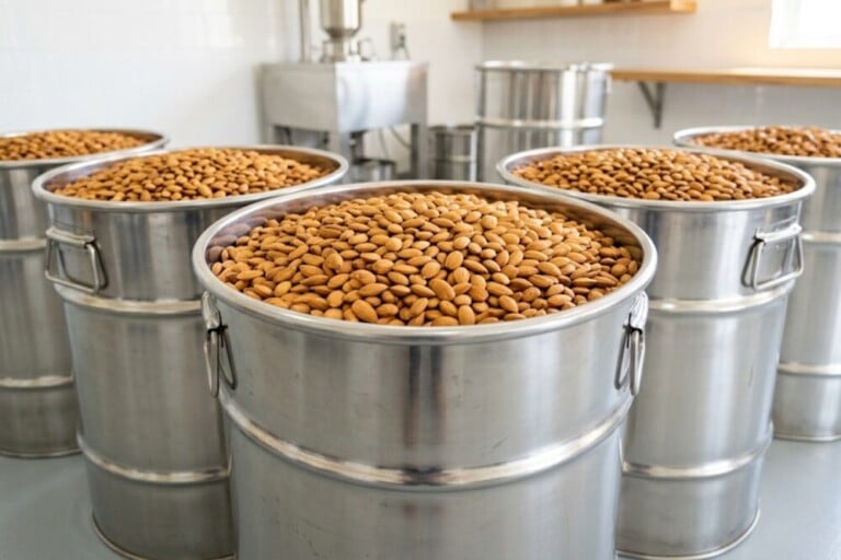 Almond Selection for oil extraction