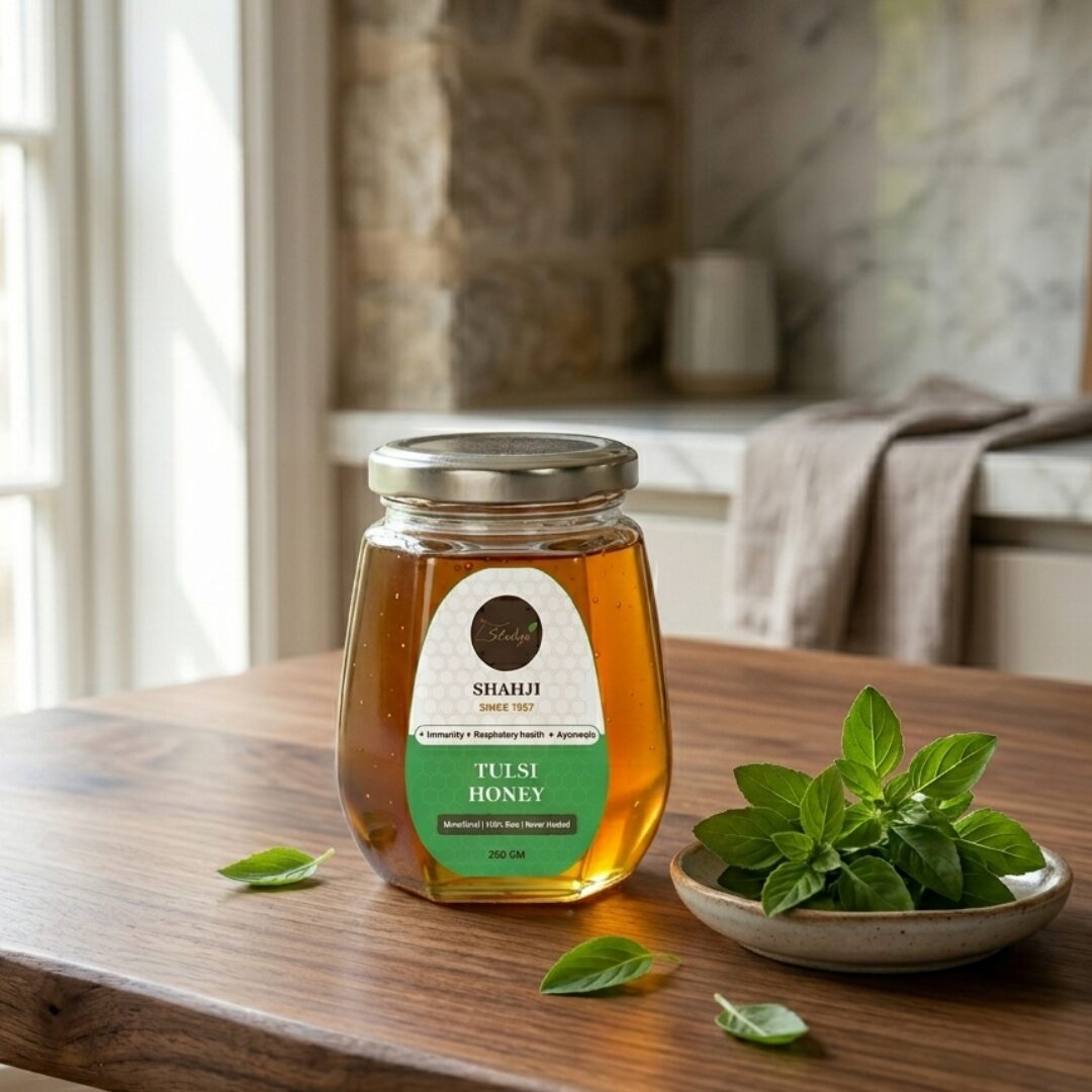 Shahji Tulsi Infused Honey - 250 gm