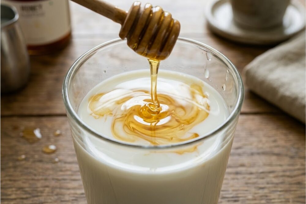 Honey with milk